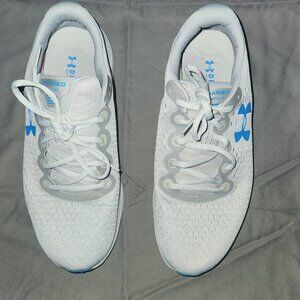 Men's Under Armour Charged Impulse Running Shoe Grey & Blue Size 10
